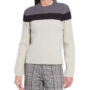 NEW LYSSE gabriel cozy sweater in apres ski texture